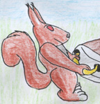 Dave The Zombie Undead Breain Eating Squirel