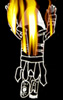 Big Bob Judoon on fire